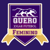 Quero Jogar Futebol Feminino - logo